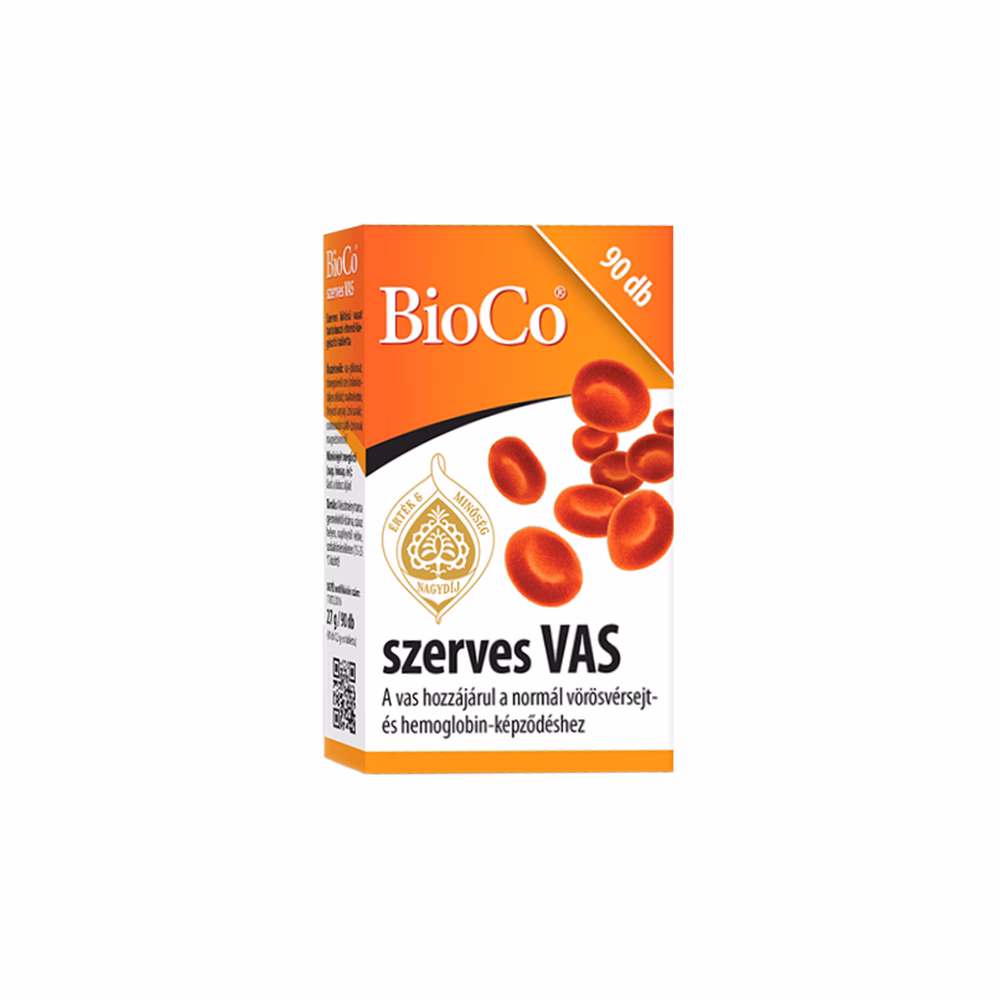 Vitamin BIOCO Szerves Vas 90 darab