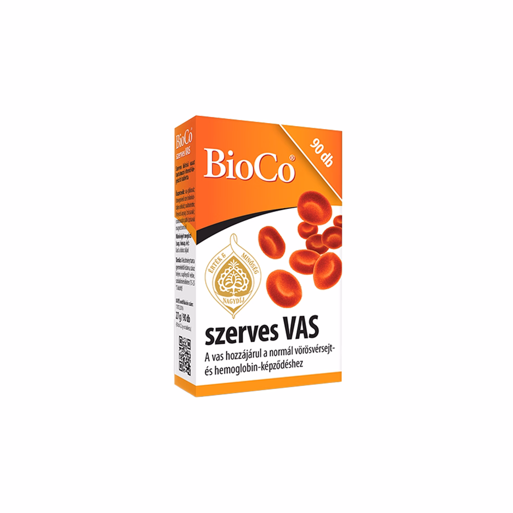 Vitamin BIOCO Szerves Vas 90 darab