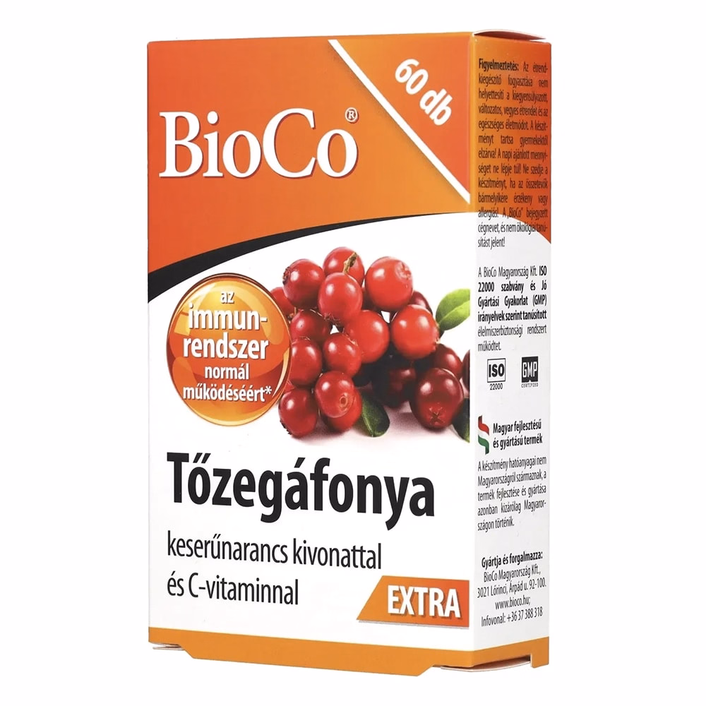Vitamin BIOCO Tőzegáfonya extra 60 darab