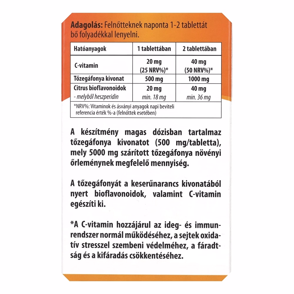 Vitamin BIOCO Tőzegáfonya extra 60 darab