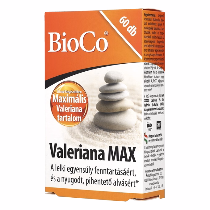 Vitamin BIOCO Valeriána max 60 darab
