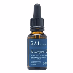 Vitamin GAL K-komplex + D3-vitamin 20 ml