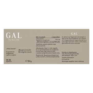 Vitamin GAL Magnézium biszglicinát 90 darab
