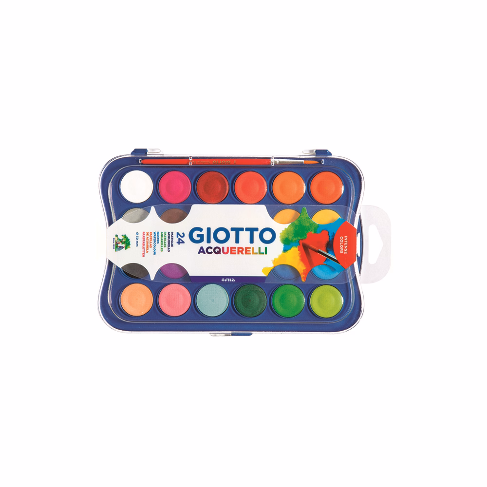 Vízfesték GIOTTO Aquarelli 30 mm 24 darabos