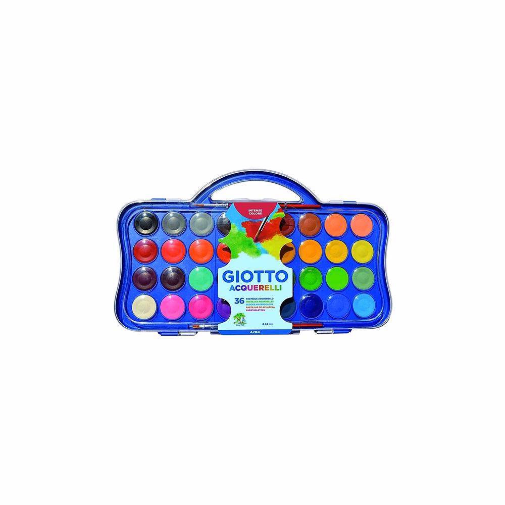 Vízfesték GIOTTO Aquarelli 30 mm 36 darabos