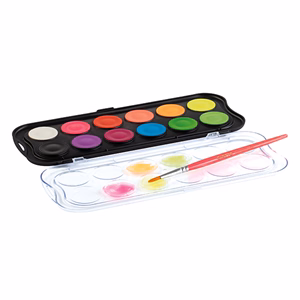 Vízfesték GIOTTO Aquarelli 30 mm fluoreszkáló színek 12 darabos Vízfesték GIOTTO Aquarelli 30 mm fluoreszkáló színek 12 darabos