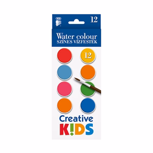 Vízfesték ICO Creative Kids 28 mm 12 darabos