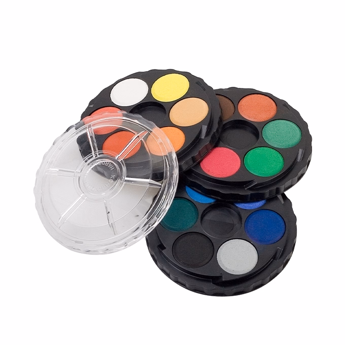 Vízfesték KOH-I-NOOR 22,5 mm kerek 18 darabos