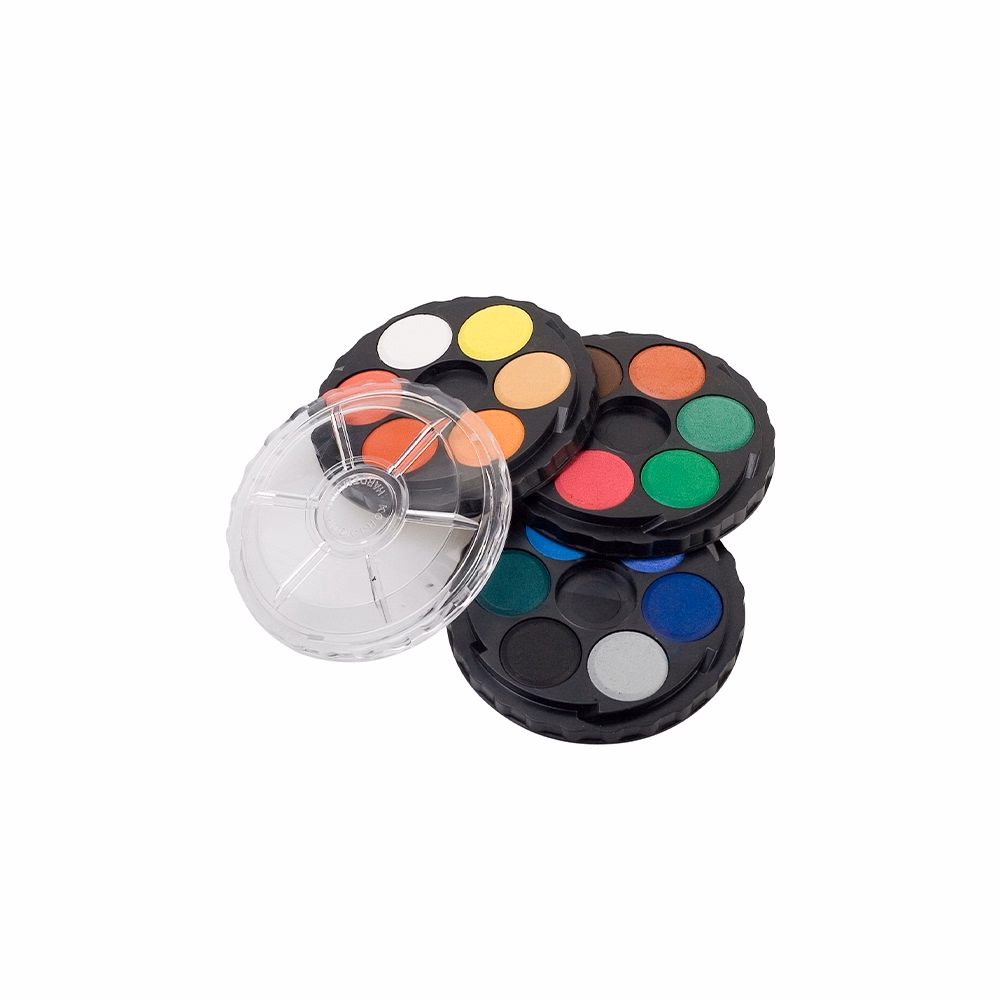 Vízfesték KOH-I-NOOR 22,5 mm kerek 18 darabos