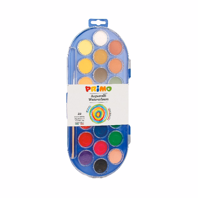 Vízfesték PRIMO 30 mm 22 darabos