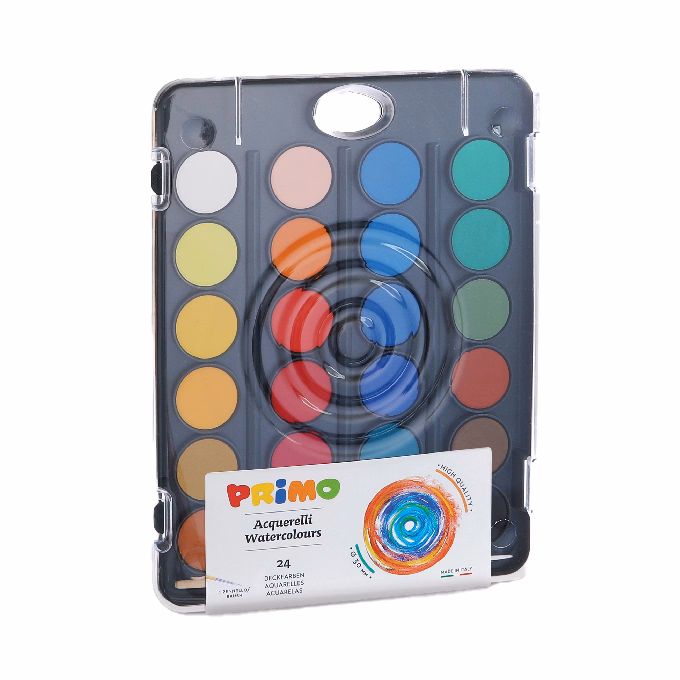 Vízfesték PRIMO 30 mm 24 darabos
