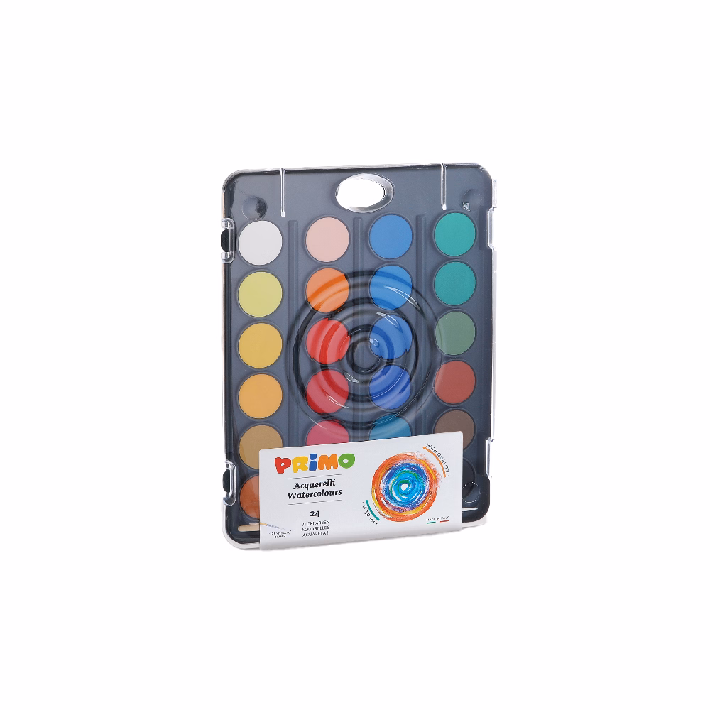 Vízfesték PRIMO 30 mm 24 darabos