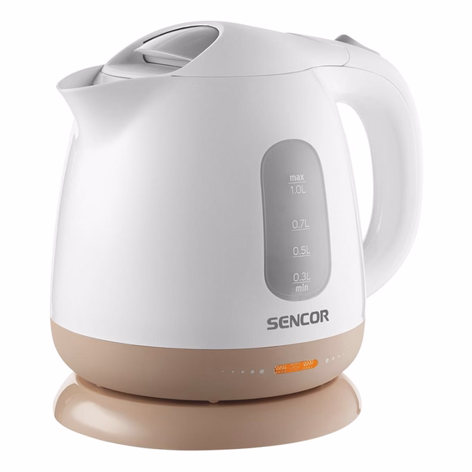 Vízforraló SENCOR SWK 1102WH 1100W 1 liter fehér/barna