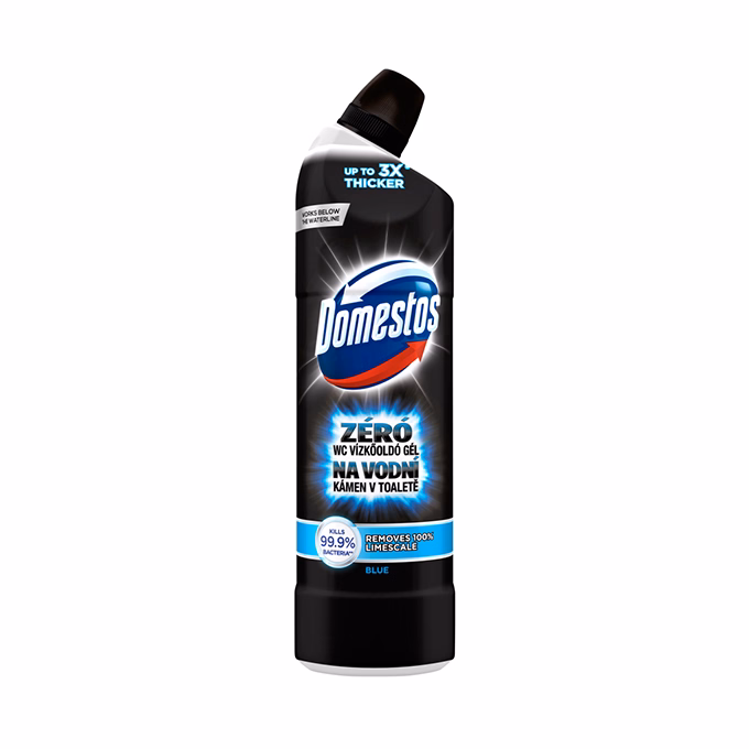 Vízkőoldó DOMESTOS Zéró WC Blue 750 ml