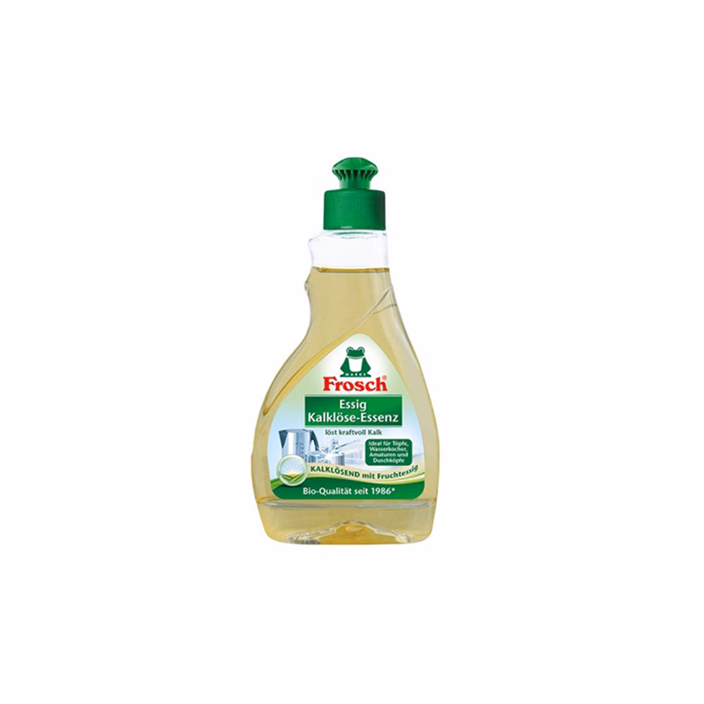 Vízkőoldő FROSCH háztartási gépekhez ecetes környezetbarát 300ml