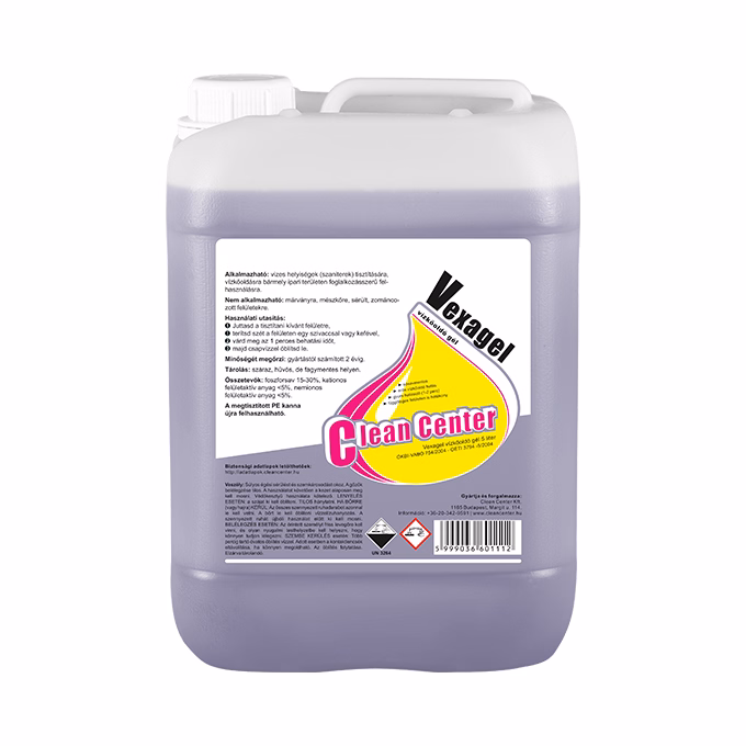 Vízkőoldó gél CLEAN CENTER Vexagel 5L