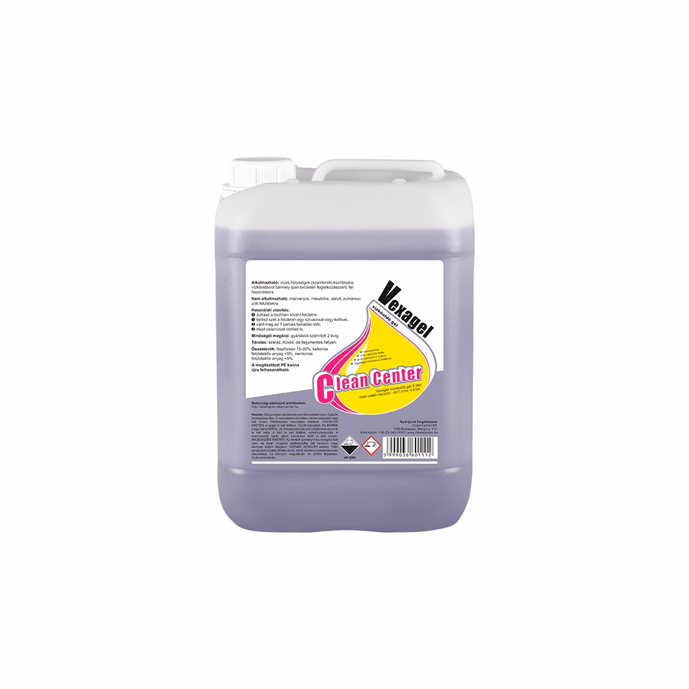 Vízkőoldó gél CLEAN CENTER Vexagel 5L