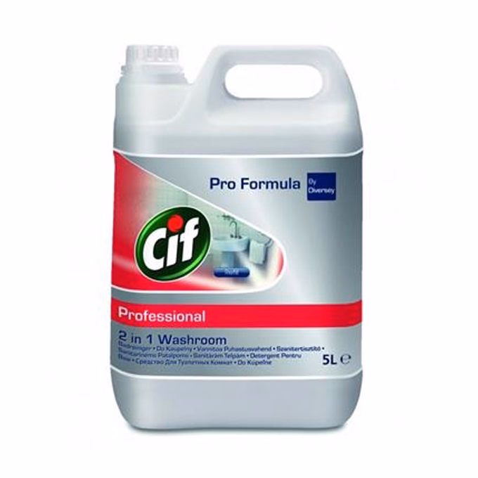 Vízkőoldó szaniter tisztítószer CIF Professional Washroom 2in1 5L