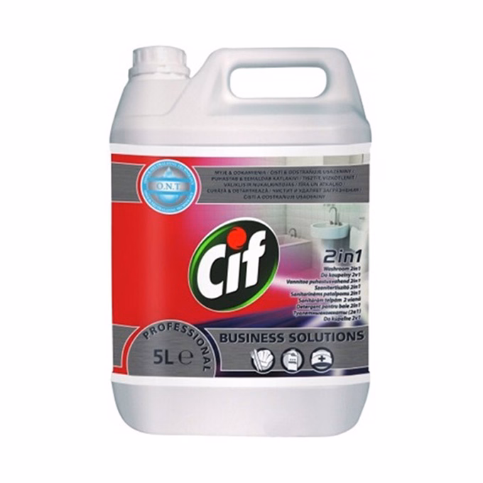 Vízkőoldó szaniter tisztítószer CIF Professional Washroom 2in1 5L