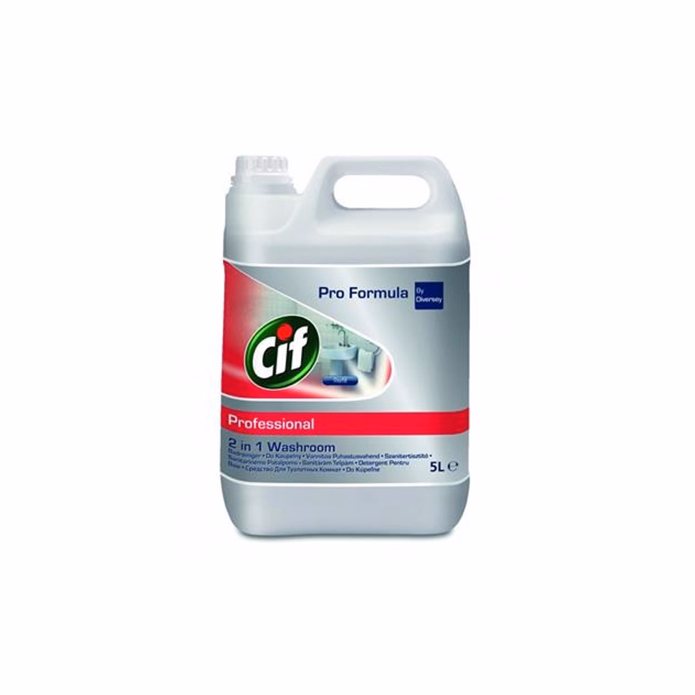 Vízkőoldó szaniter tisztítószer CIF Professional Washroom 2in1 5L