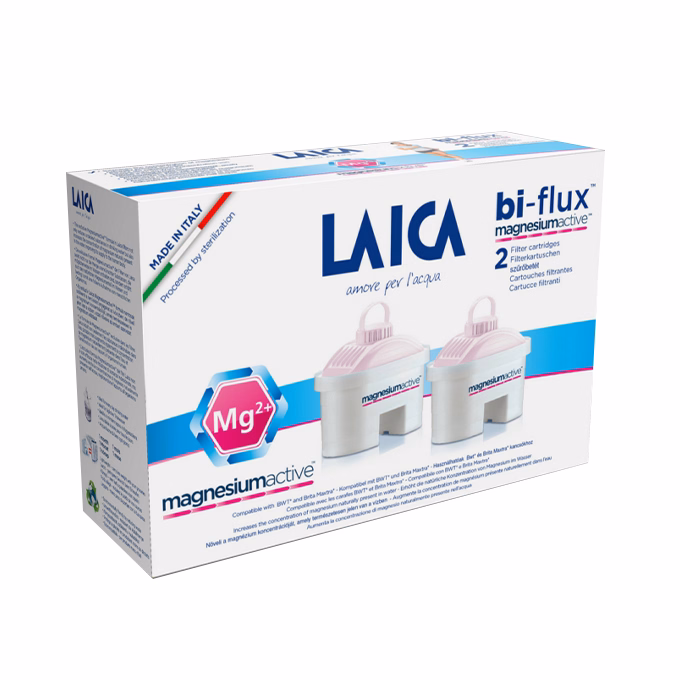 Vízszűrő betét LAICA Magnézium active bi-flux vízszűrőbetét - 2 db