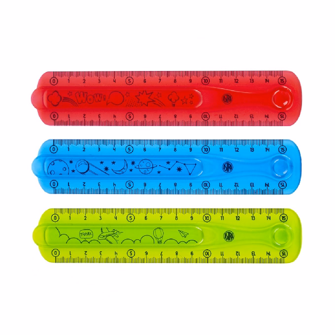 Vonalzó ASTRA hajlékony 15 cm