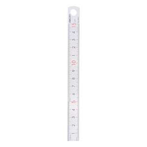 Vonalzó DELI fém 15 cm
