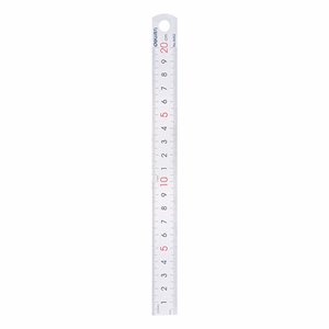 Vonalzó DELI fém 20 cm