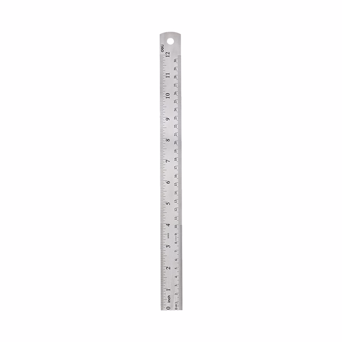 Vonalzó DELI fém 30 cm