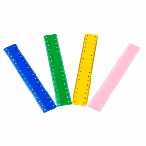 Vonalzó NEBULO színes 16 cm