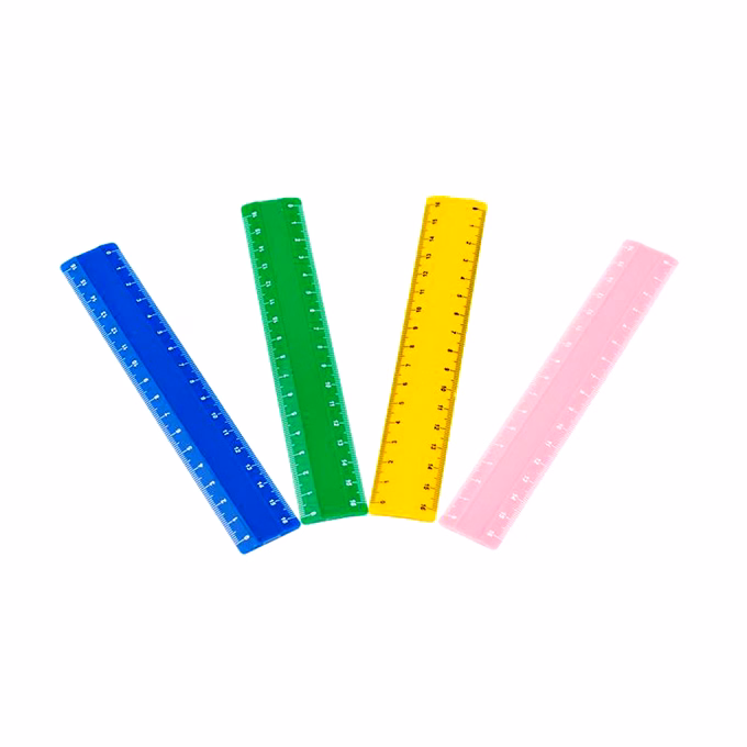 Vonalzó NEBULO színes 16 cm