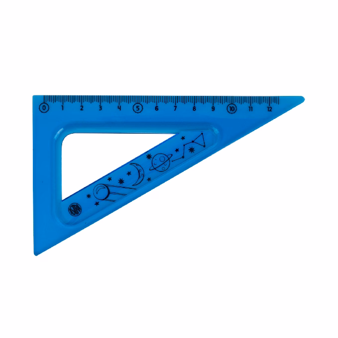Vonalzókészlet ASTRA hajlékony szögmérővel 3 darabos