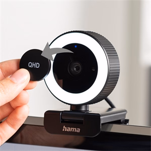 Webkamera HAMA C-800 Pro USB 1440p + távirányító fekete