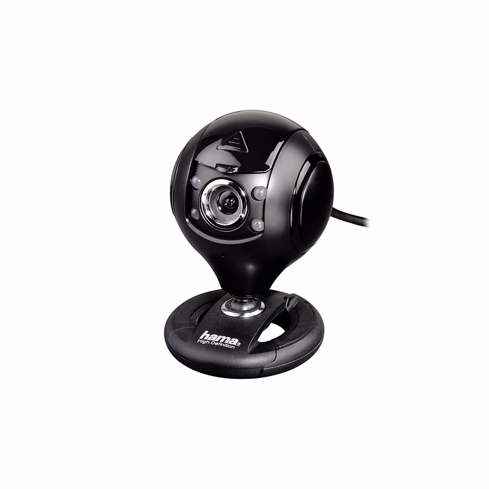 Webkamera HAMA Spy Protect USB/Jack 720p fekete