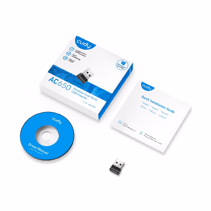Wi-Fi USB adapter CUDY AC650 USB mini
