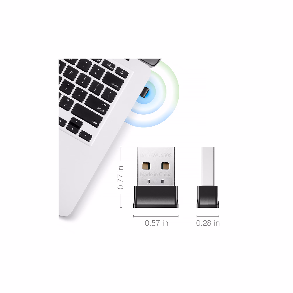 Wi-Fi USB adapter CUDY AC650 USB mini