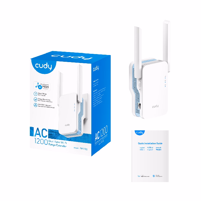 Wi-Fi mesh repeater CUDY AC1200