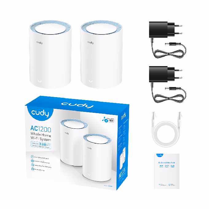 Wi-Fi mesh router CUDY AC1200 2 darabos
