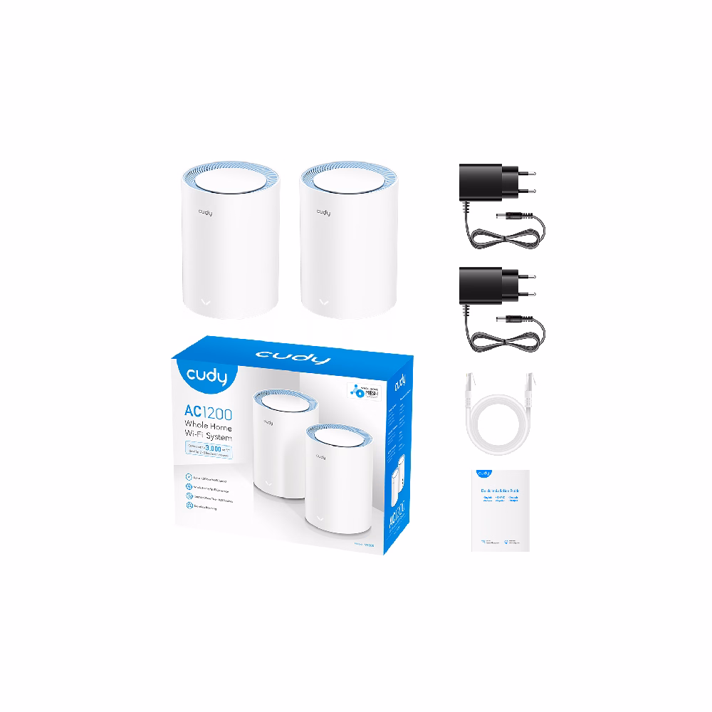 Wi-Fi mesh router CUDY AC1200 2 darabos