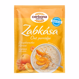 Zabkása CERBONA sárgabarackkal hozzáadott cukor nélkül 50 g