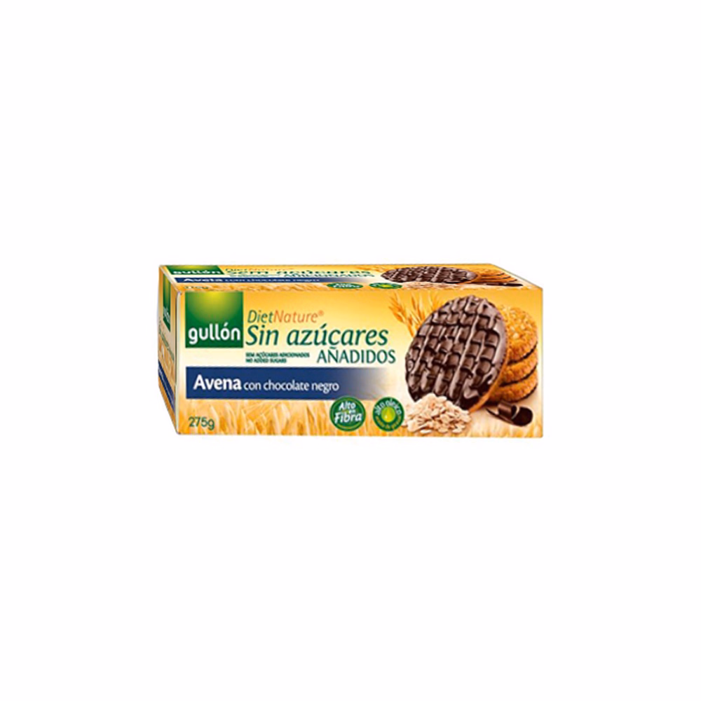 Zabkeksz GULLON Avena étcsokoládés hozzáadott cukor nélkül 275 g
