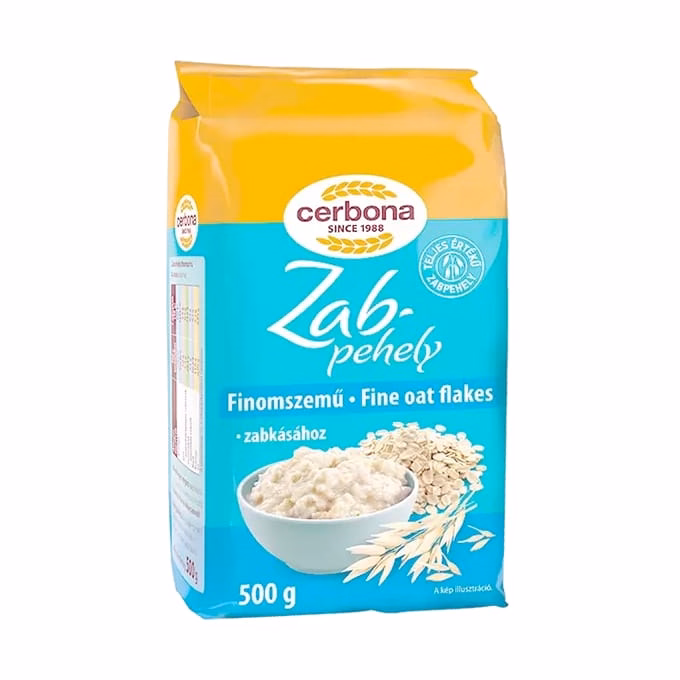 Zabpehely CERBONA natúr 500 g