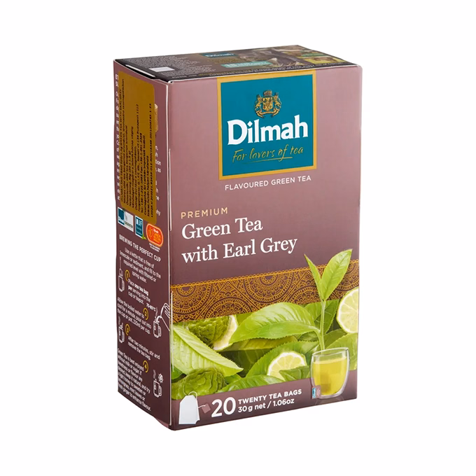 Zöld tea DILMAH Earl Grey 20 filter/doboz