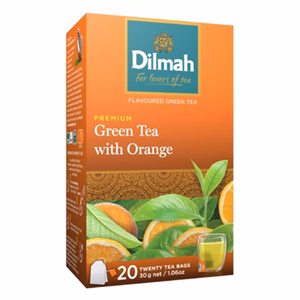 Zöld tea DILMAH Orange 20 filter/doboz