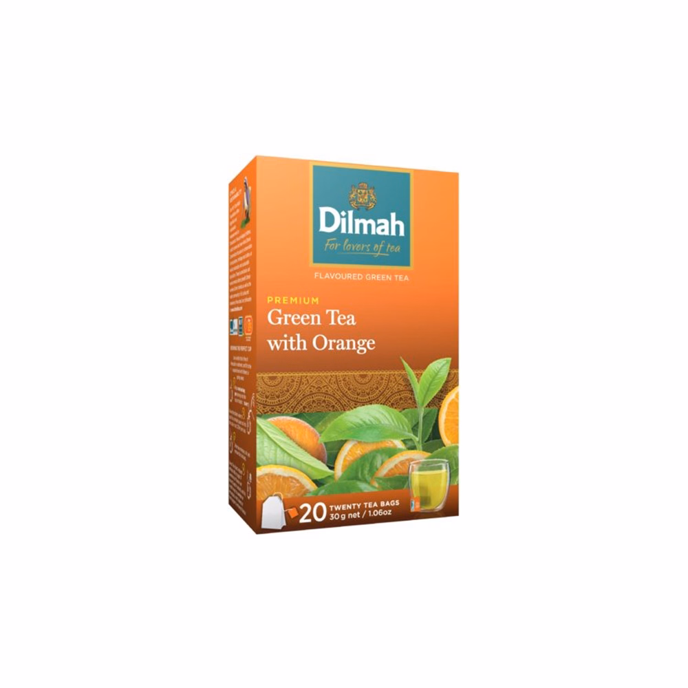 Zöld tea DILMAH Orange 20 filter/doboz