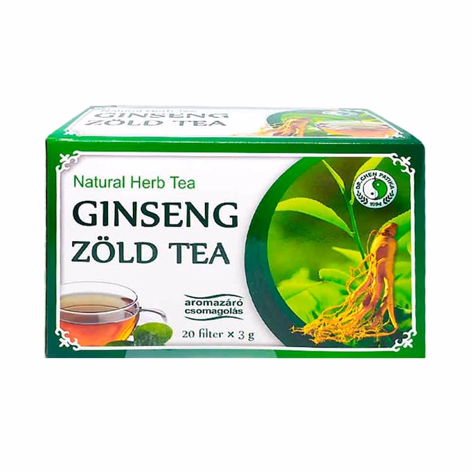 Zöld tea DR CHEN Ginseng Eleuthero 20 filter/doboz