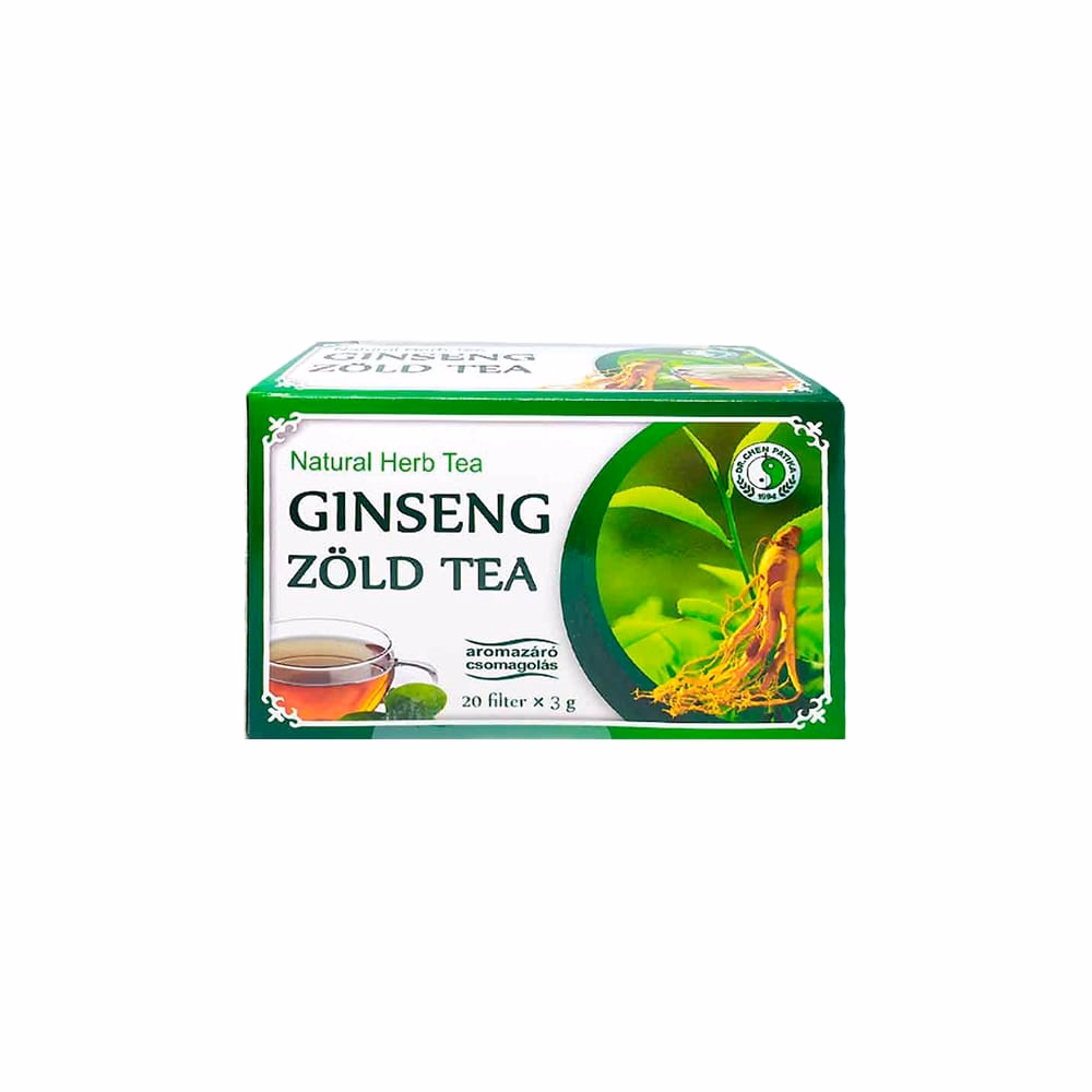 Zöld tea DR CHEN Ginseng Eleuthero 20 filter/doboz