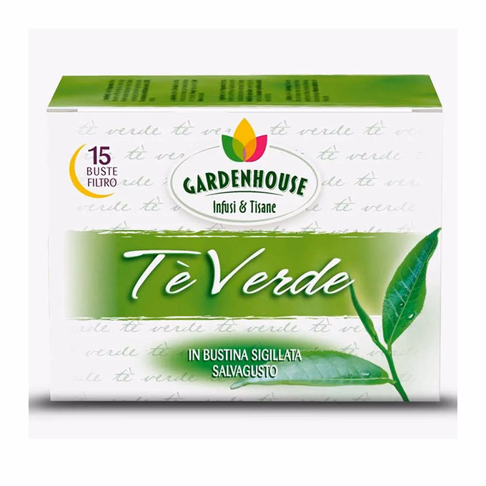 Zöld tea GARDENHOUSE natúr 15x2 g