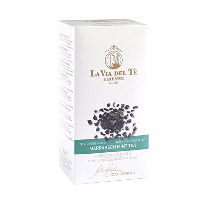 Zöld tea LA VIA DEL TÉ Marrakech menta 20x2,5 g