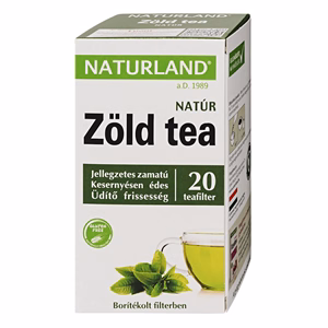 Zöld tea NATURLAND 20 filter/doboz